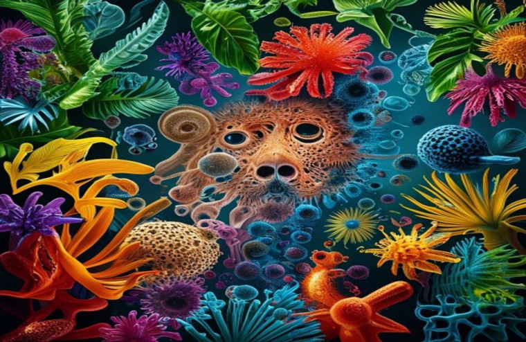 Biology HD AI Wallpaper
