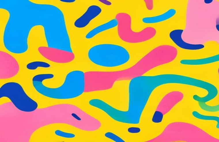 Yellow AI Background Image