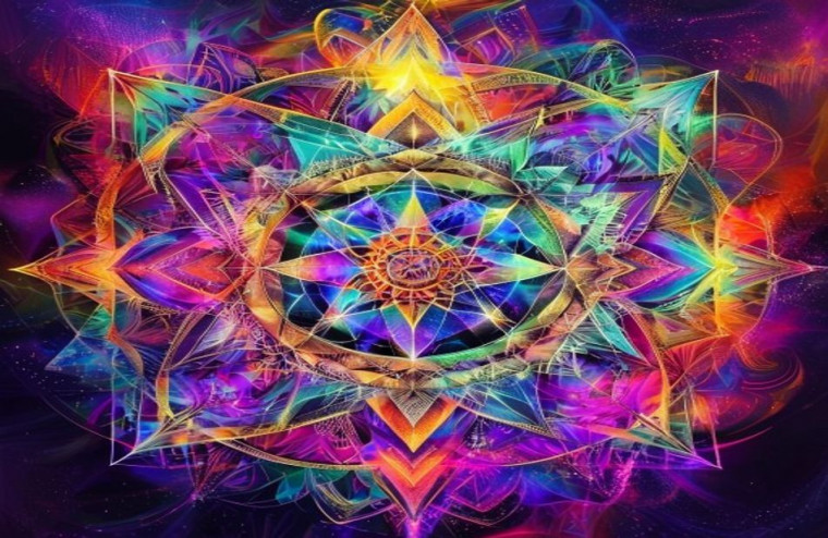 Sacred Geometry AI Wallpaper HD