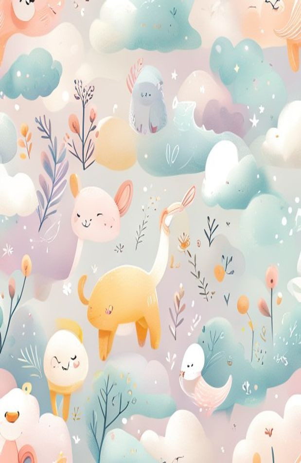 Cute Aesthetic AI Wallpaper