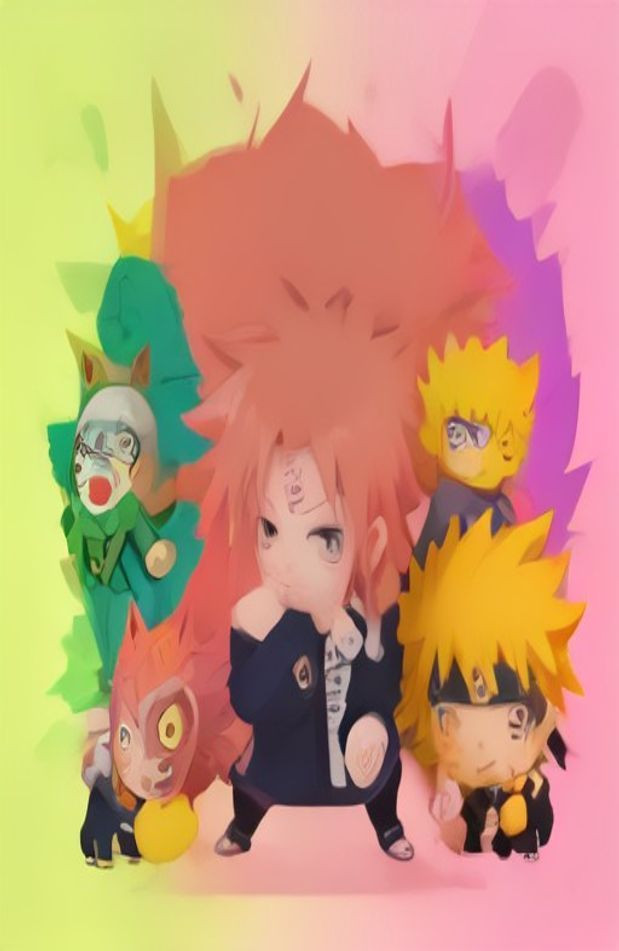 Naruto Chibi AI Wallpaper