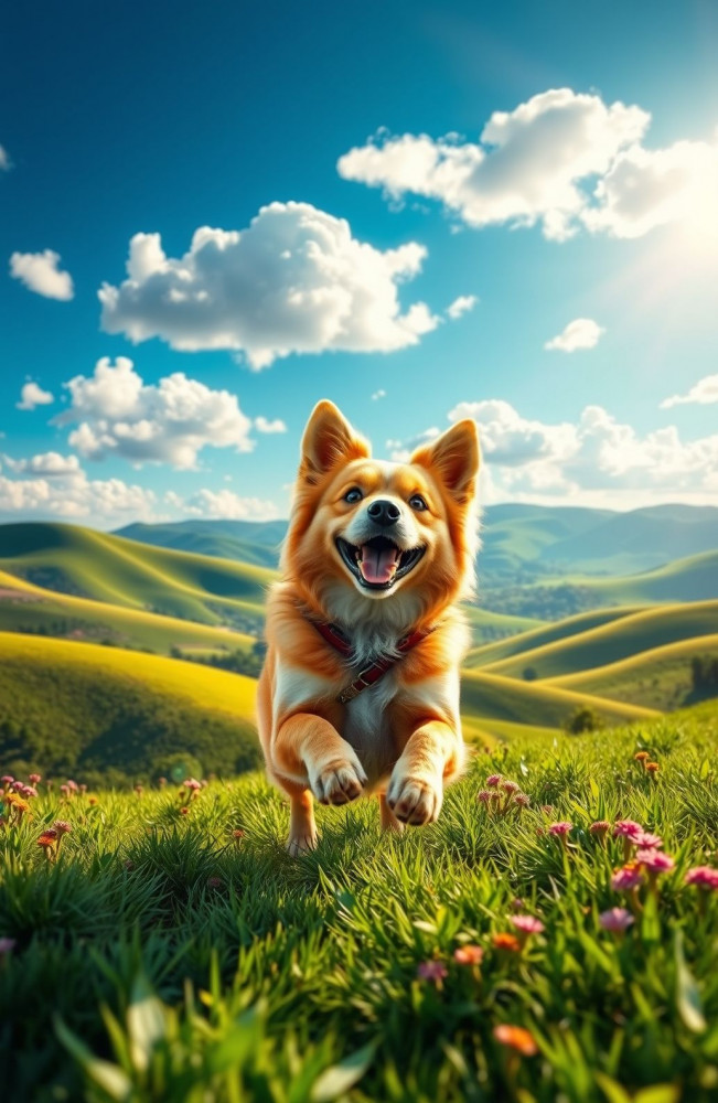 Cool 3d AI Wallpaper HD Dogs