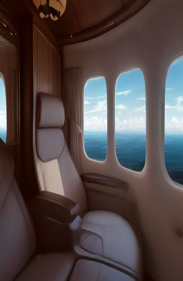 Private Jet AI Wallpaper
