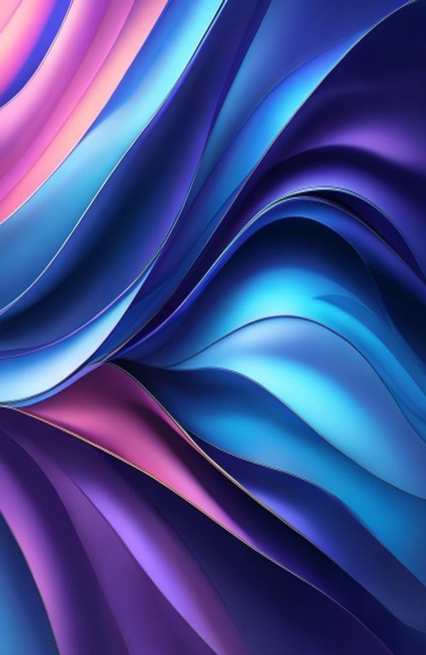 Curved Screen AI Wallpaper