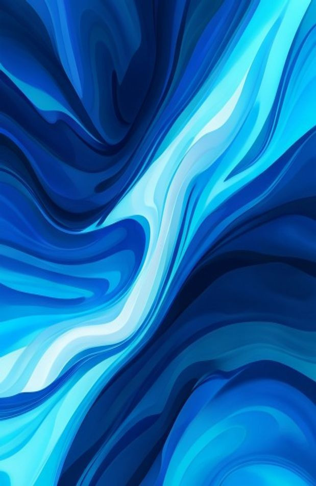 Blue HD AI Wallpaper 1080p