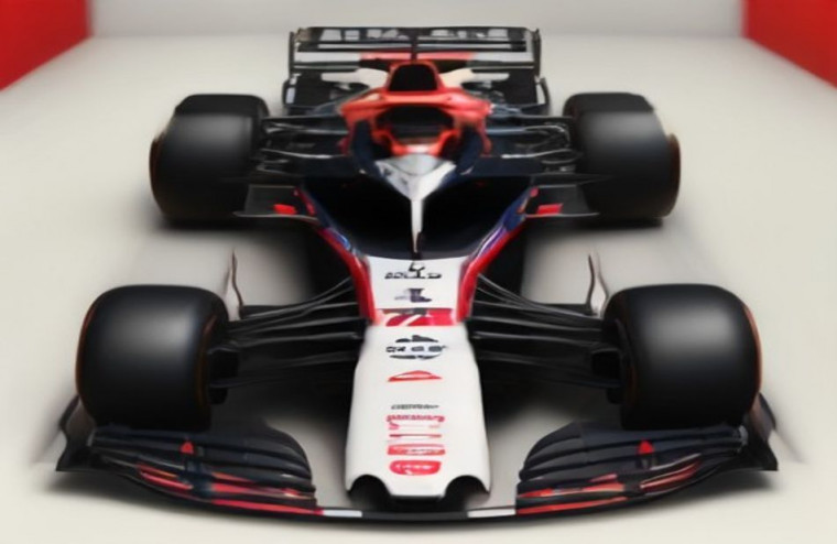 Red Bull F1 White AI Wallpaper