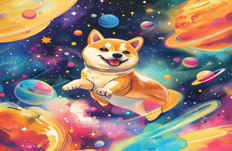 Doge Space AI Wallpaper