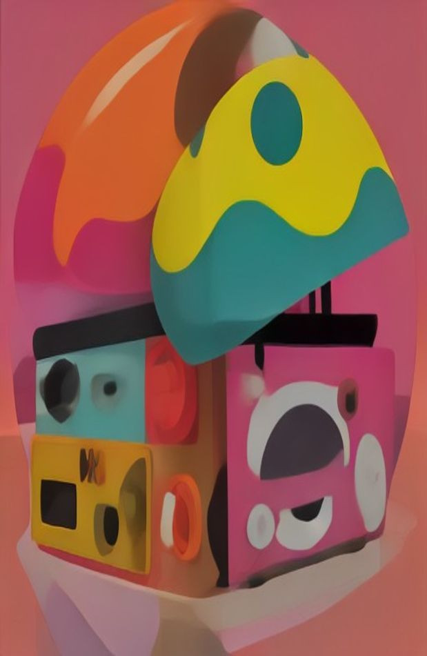 S Cartoon AI Wallpaper