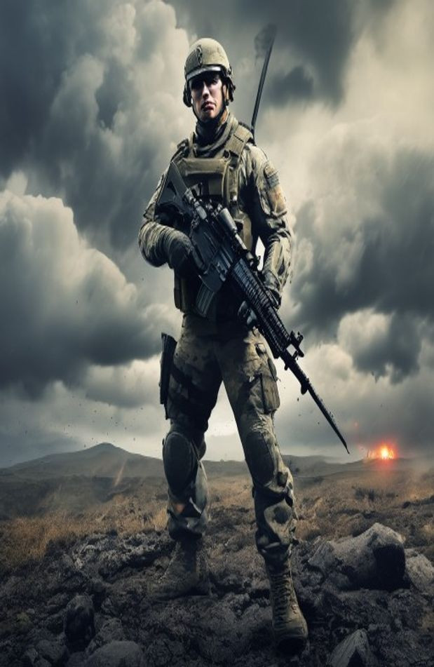 Badass Army AI Wallpaper