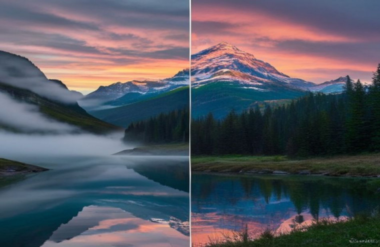 HD Dual Screen AI Wallpaper