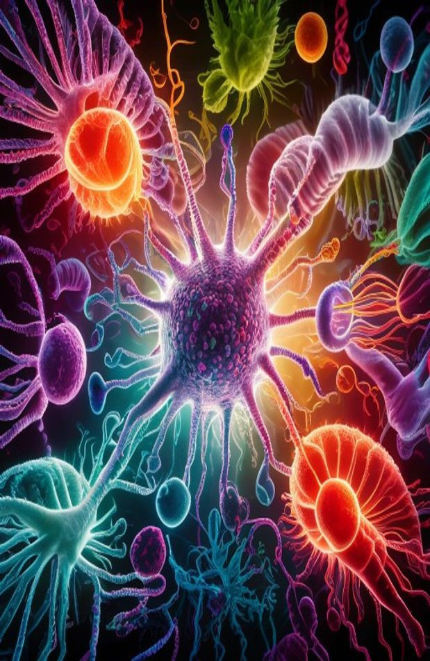 Biology HD AI Wallpaper
