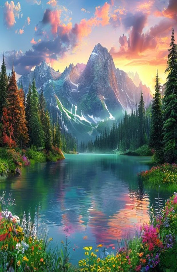3d HD Nature AI Wallpaper