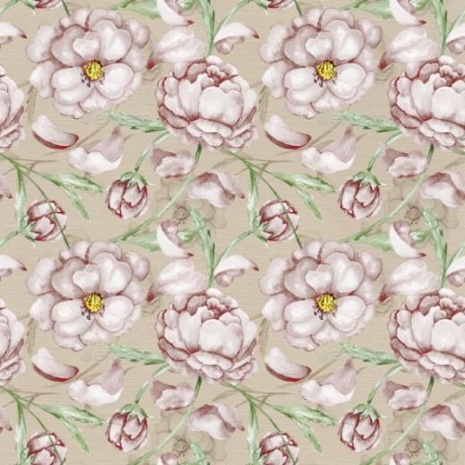 Free download Luxurious Peony Vintage Pattern Wallpaper Removable ...