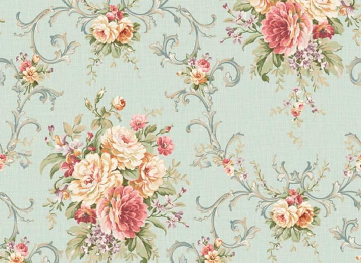 Free download toile wallpaper 204223 pale teal rasch wallpaper design