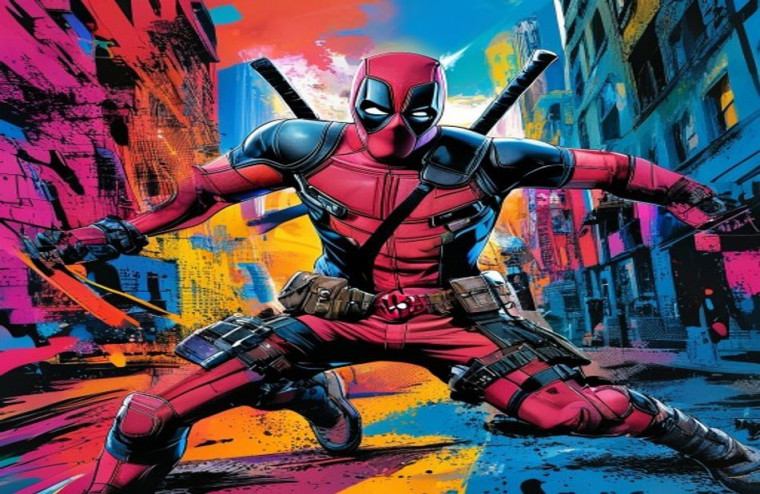 Deadpool AI Wallpaper