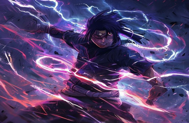 Sasuke Uchiha AI Wallpaper HD