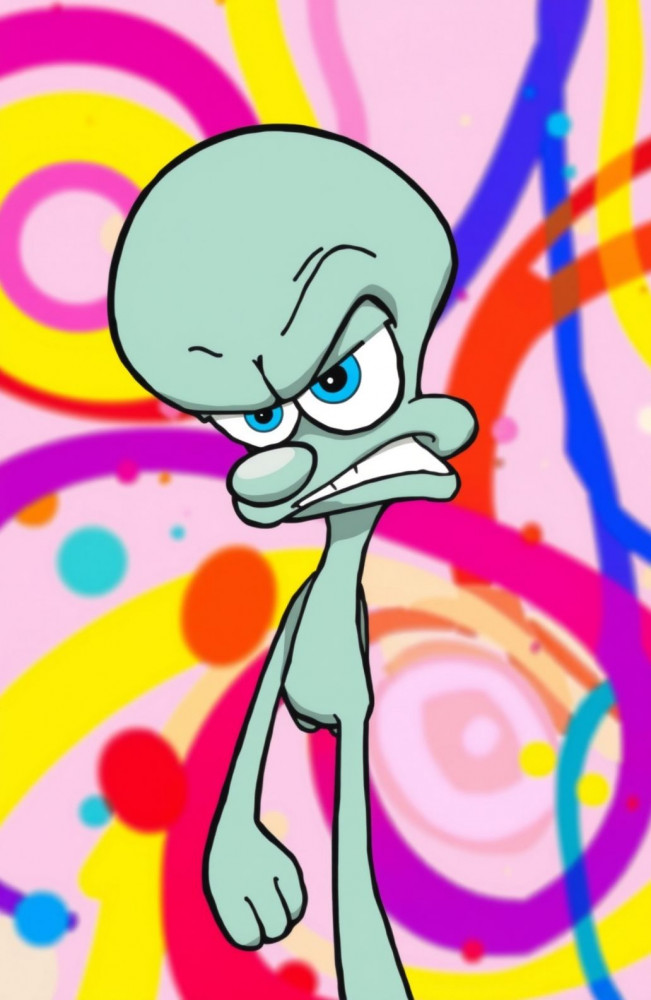 Squidward AI Wallpaper
