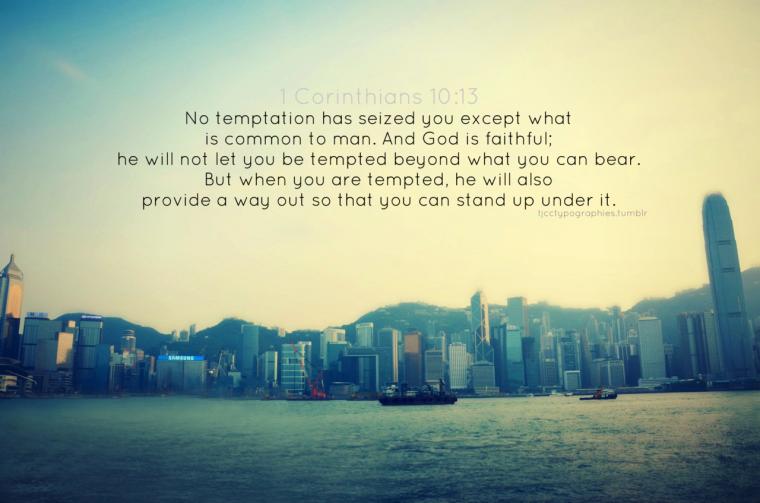 1st corinthians 10 13 wallpaper