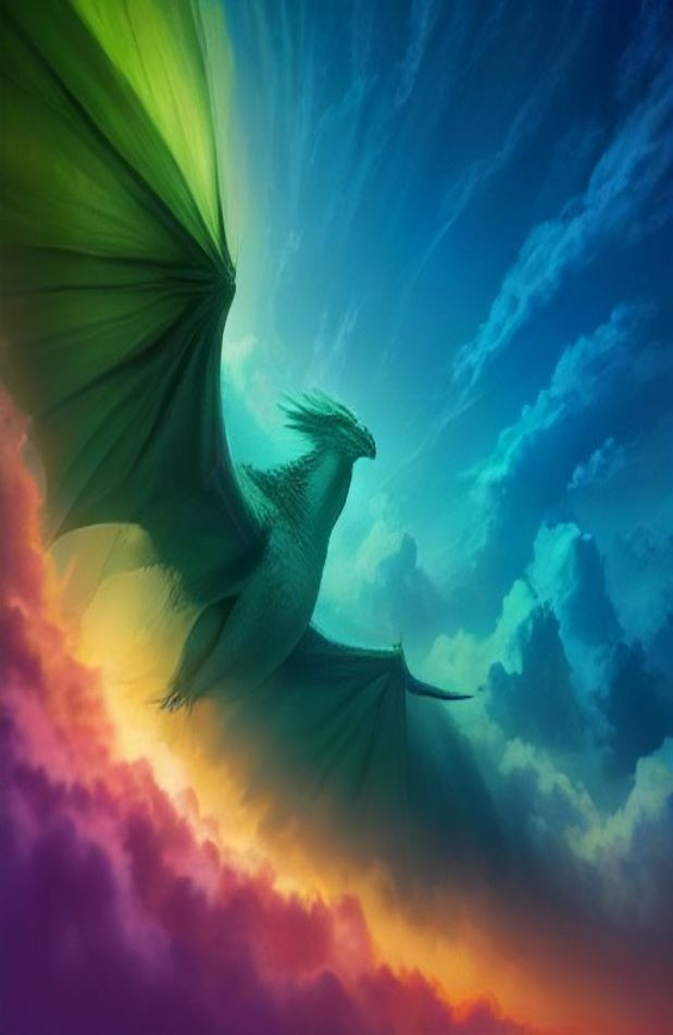 Cool Dragon AI Wallpaper