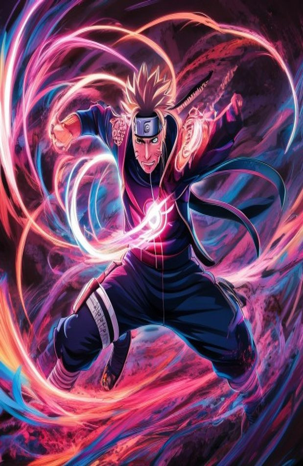 Baryon Naruto AI Wallpaper