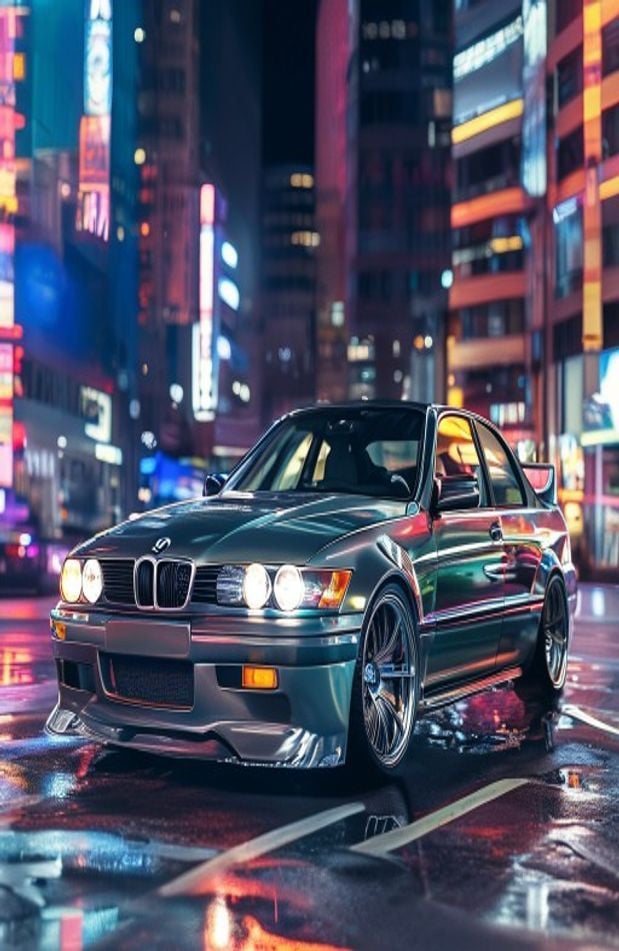 Bmw E46 HD AI Wallpaper