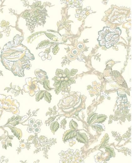 Free download Waverly Classics Blue and White Casa Blanca Rose Floral ...