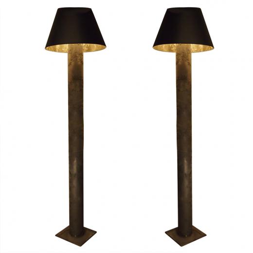 Free download Unusual Pair of Wallpaper Roll Lamps at 1stdibs