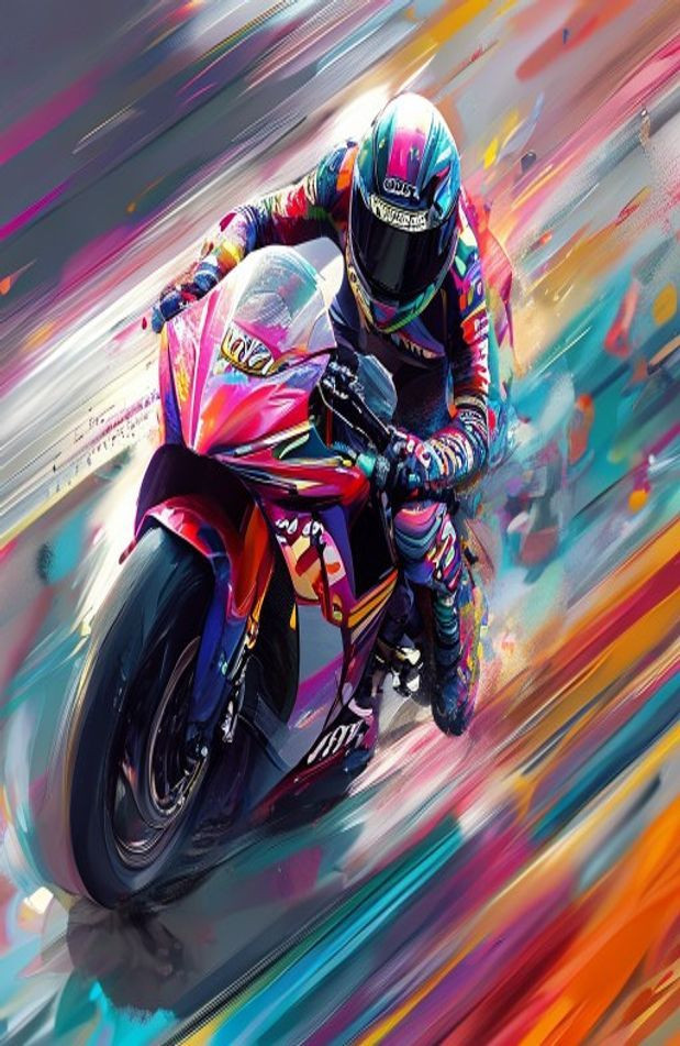 Marc Marquez AI Wallpaper