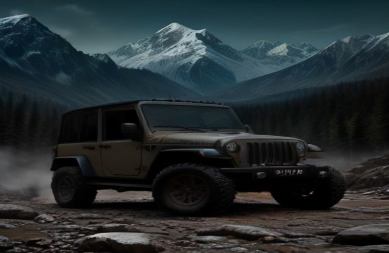 Jeep Logo AI Wallpaper