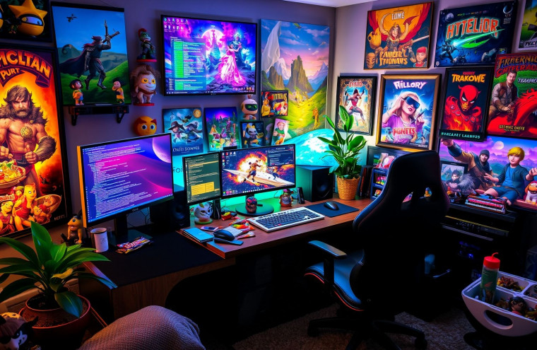 Game Developer AI Wallpaper