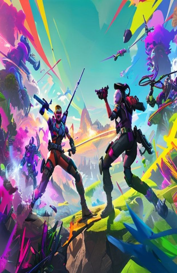 Cool Fortnite HD AI Wallpaper