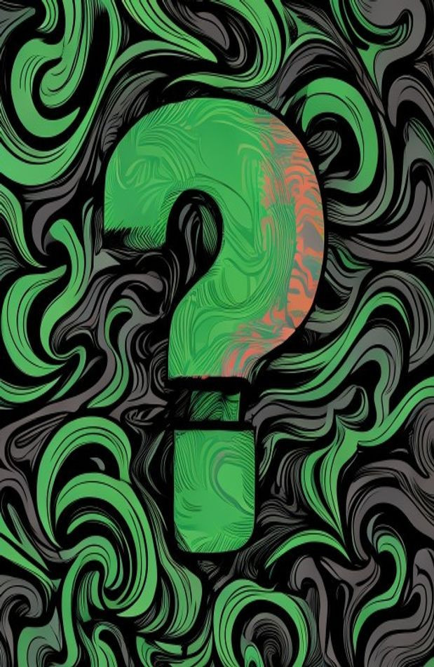 Riddler Question Mark AI Wallpaper
