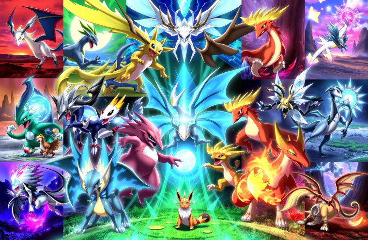 All Legendary Pokemon AI Wallpaper