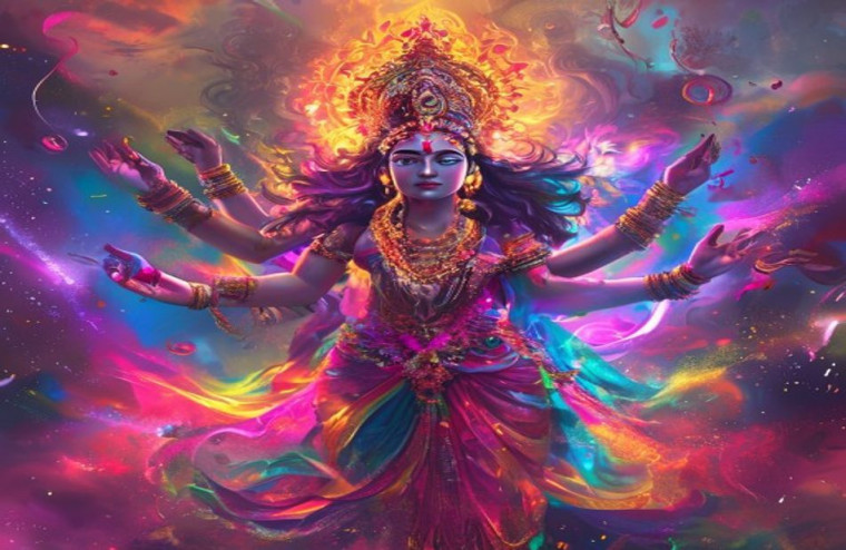 God Durga HD AI Wallpaper