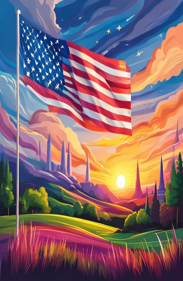 Patriotic AI Wallpaper And Screensavers