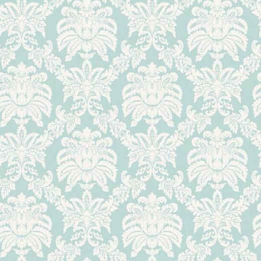 Free download Blue and White Strippable Prepasted Classic Wallpaper at