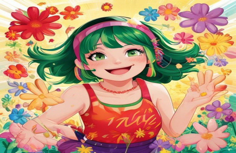 Yotsuba Nakano AI Wallpaper