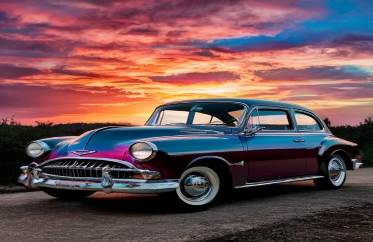 Classic Car AI Background