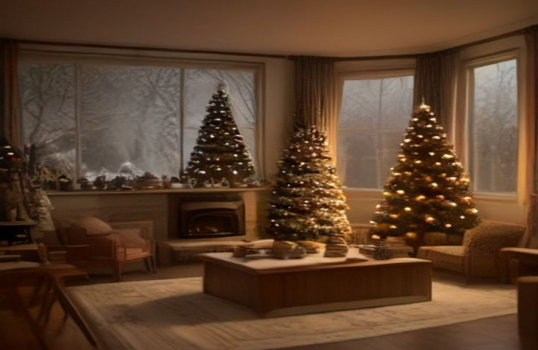 Best Christmas AI Wallpaper