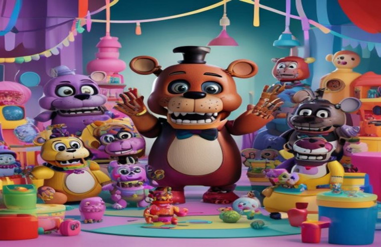 Cute Fnaf AI Wallpaper