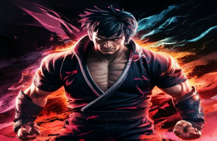 Jin Kazama AI Wallpaper