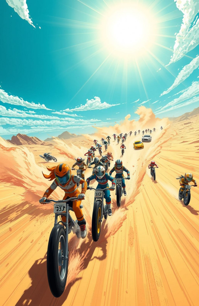 Steel Ball Run AI Wallpaper