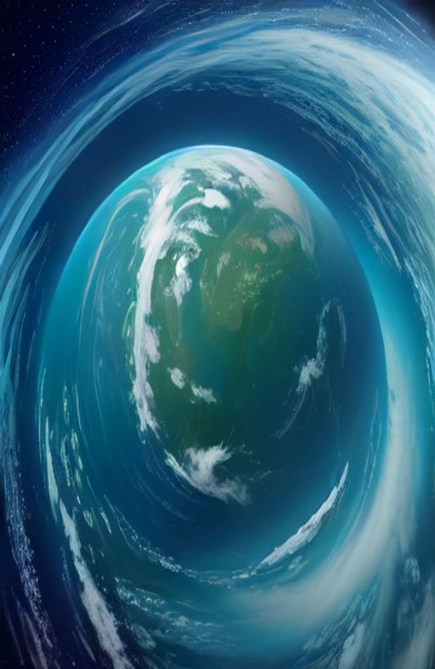 Earth From Space HD AI Wallpaper