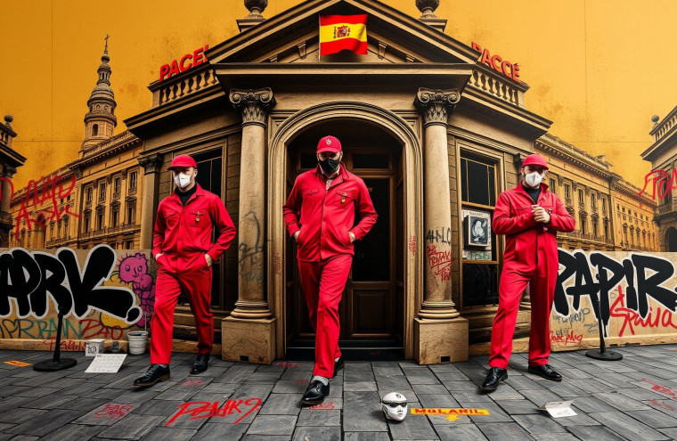 La Casa De Papel AI Wallpaper