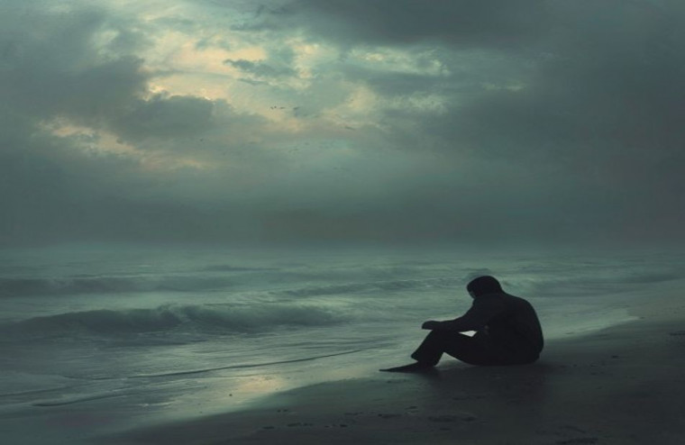 Sad Alone AI Wallpaper HD
