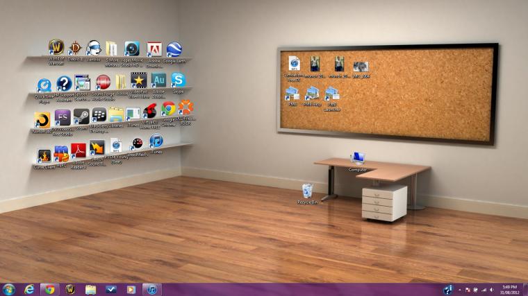 [49+] Desk and Shelves Desktop Wallpaper on WallpaperSafari