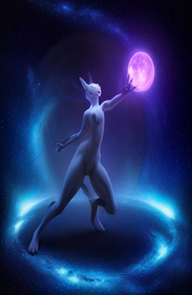 Pokemon HD Mewtwo AI Wallpaper