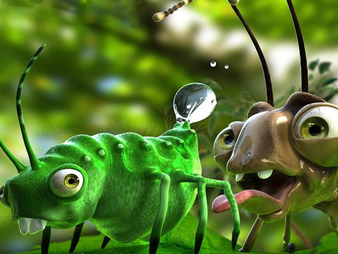 Free Download Fabulous Background With Insects Backgrounds For 
