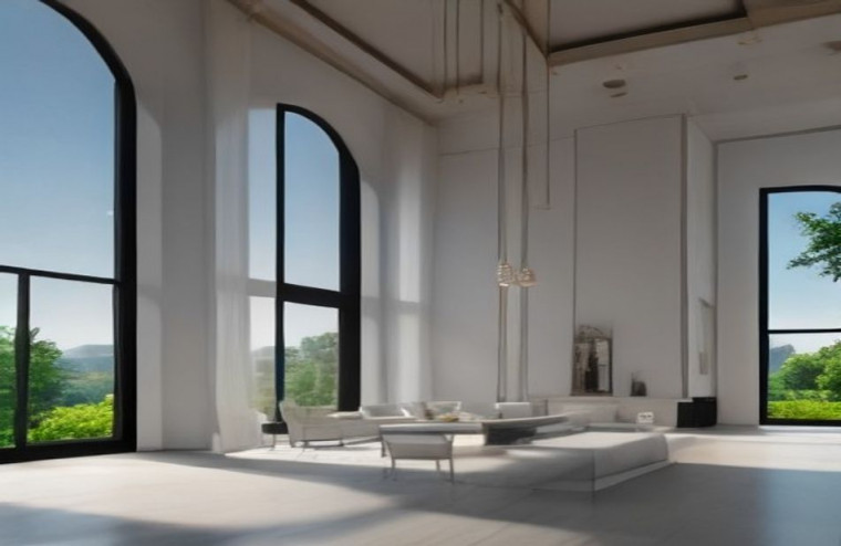Luxury House AI Wallpaper