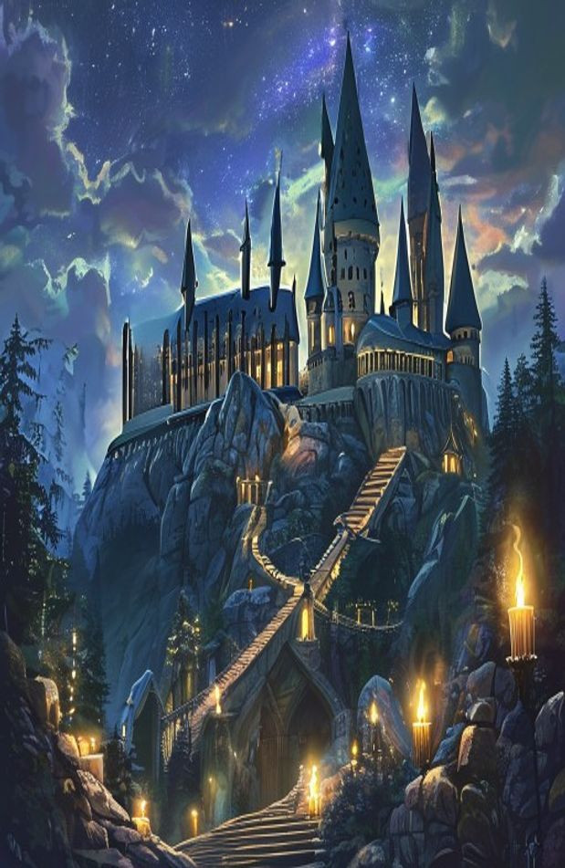 Harry Potter Hogwarts AI Wallpaper